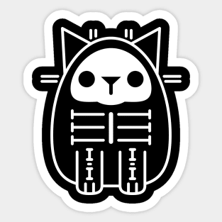 Paws the Cat - Skeleton Sticker